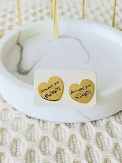 Topos Corazón Dorados