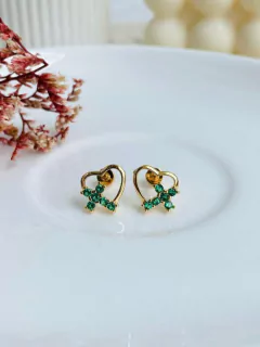 Topos de seguridad – Corazón y cruz verde