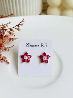 Topos – Flor estrellada roja