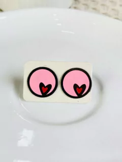 Topos Oro Golfi – Corazón doble fucsia