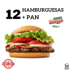 12 Hamburguesas 'Boogy" de 80grs con pan " fargo c / sesamo" - comprar online