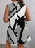 Vestido asimetrico para dama plus - comprar en línea