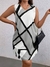 Vestido asimetrico para dama plus