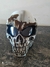 Capacete Caveira Cranio - Ouro Fibras