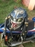 Imagem do Capacete Predador Realista Ouro fibras