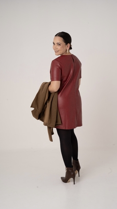 Vestido Vermelho PU Preciosa - comprar online