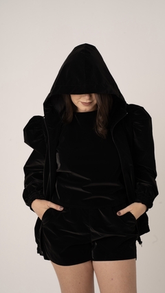 Conjunto Trio Preto Couro Tecnológico Forte - comprar online