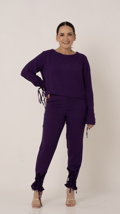 Conjunto Roxo Amarrações Preciosa - comprar online