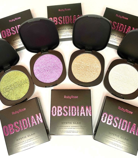 Iluminador e Sombra Cream Mystic Glam Obsidian - Ruby Rose