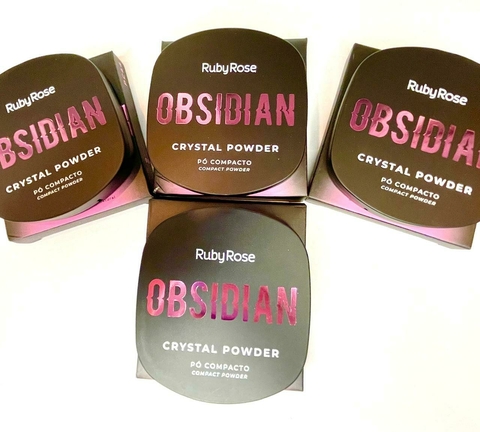 Pó Compacto Crystal Powder Obsidian - Ruby Rose