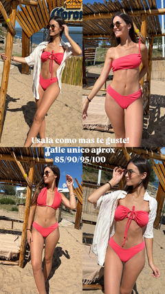 Bikini Bando Salmón (4 en 1) en internet