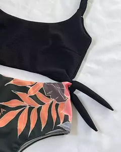 ENTERIZA MALA MAXICLIVIA ROCOCO-NEGRO - comprar online