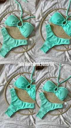 Bikini Bando verde Aqcua - comprar online
