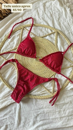 Bikini Argolla Rojo - comprar online