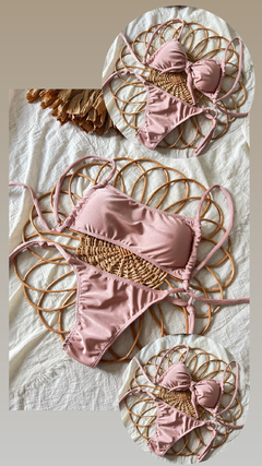 CONJUNTO MOÑO ROSA - comprar online