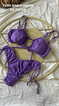 Bikini Corazón Morado en internet