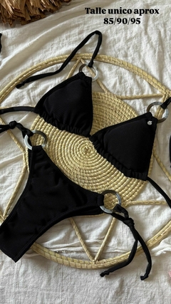 Bikini Argolla Negro en internet