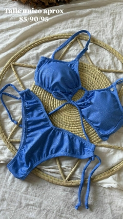 Bikini Corazón Azul - comprar online