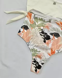 ENTERIZA MALA TROPICAL-BLANCO - Petra tienda de bikinis