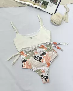 ENTERIZA MALA TROPICAL-BLANCO - comprar online