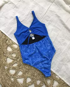 ENTERIZA CHER AZUL - comprar online