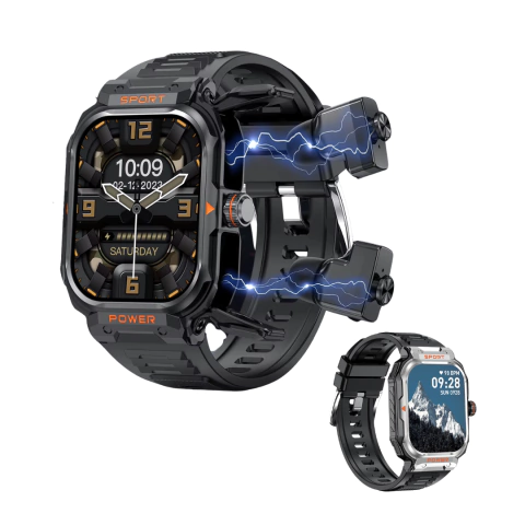 Reloj Inteligente 2 En 1 Auriculares Incorporados Gt-0055mt