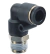Conector codo racord rosca 1/8 a manguera 1/4 - comprar online