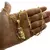 Corrente 5mm Meia Cana Cartie Fecho Canhão + Pingente Face de Cristo Banhado A Ouro 18K Lançamento - comprar online