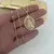 CORRENTE PIASTRINI 2MM + PINGENTE NOSSA SENHORA VAZADO OVAL 2,5x3CM