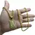 Corrente 4mm Cadeado + Pingente Letra Banhado a Ouro 18K - comprar online