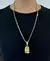 Corrente 5mm Meia Cana Cartie Fecho Canhão + Pingente Face de Cristo Banhado A Ouro 18K Lançamento