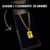 Corrente e Pulseira Banhada a Ouro 18k Grumet 10mm + Pingente Pai Nosso na internet