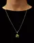 CONJUNTO: CORRENTE CUBINHO 1MM + PINGENTE FERRADURA COM CAVALO