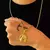 Corrente Masculina Fina 2mm + Ferradura Cavalo Banhada a Ouro 18k - comprar online