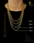 CONJUNTO: CORRENTE CUBANA 2MM + PINGENTE SALMO 23 P - loja online