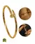 BRACELETE BANHADO: PREGO CRAVEJADO ESPIRAL - comprar online