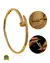 BRACELETE BANHADO: PREGO CRAVEJADO RETO - comprar online