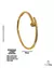 Imagem do BRACELETE BANHADO: PREGO CRAVEJADO RETO