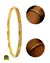 BRACELETE BANHADO: CRAVEJADO FRONTAL 4MM - comprar online