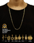 CONJUNTO MOEDA ANTIGA BANHADA EM 10 CAMADAS DE OURO 18K: CORRENTE PIASTRINE 2MM + PINGENTE - comprar online