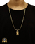 CONJUNTO MOEDA ANTIGA BANHADA EM 10 CAMADAS DE OURO 18K: CORRENTE PIASTRINE 2MM + PINGENTE - LM Imports Exclusive