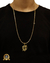 CONJUNTO MOEDA ANTIGA BANHADA EM 10 CAMADAS DE OURO 18K: CORRENTE PITBULL 1,5MM + PINGENTE - loja online