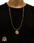CONJUNTO MOEDA ANTIGA BANHADA EM 10 CAMADAS DE OURO 18K: CORRENTE PITBULL 1,5MM + PINGENTE - loja online
