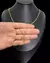 CONJUNTO MOEDA ANTIGA BANHADA EM 10 CAMADAS DE OURO 18K: CORRENTE PIASTRINE 2MM + PINGENTE - loja online