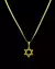 CONJUNTO: CORRENTE PIASTRINE 2MM + PINGENTE ESTRELA DE DAVI VAZADA SEM BORDA - comprar online