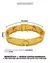 BRACELE BANHADO: LISO REDONDO 13MM - loja online