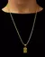 CONJUNTO: CORRENTE RABO DE RATO 2MM + PINGENTE SALMO 23 P