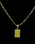 CONJUNTO: CORRENTE TIJOLINHO 2MM + PINGENTE SALMO 23 P - comprar online