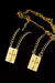 Escapulário Cruz Vitoriana Grumet 1mm 4,5g 60cm Banhado A Ouro 18k - LM Imports Exclusive