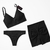 Set deportivo comfy /3 piezas (negro)